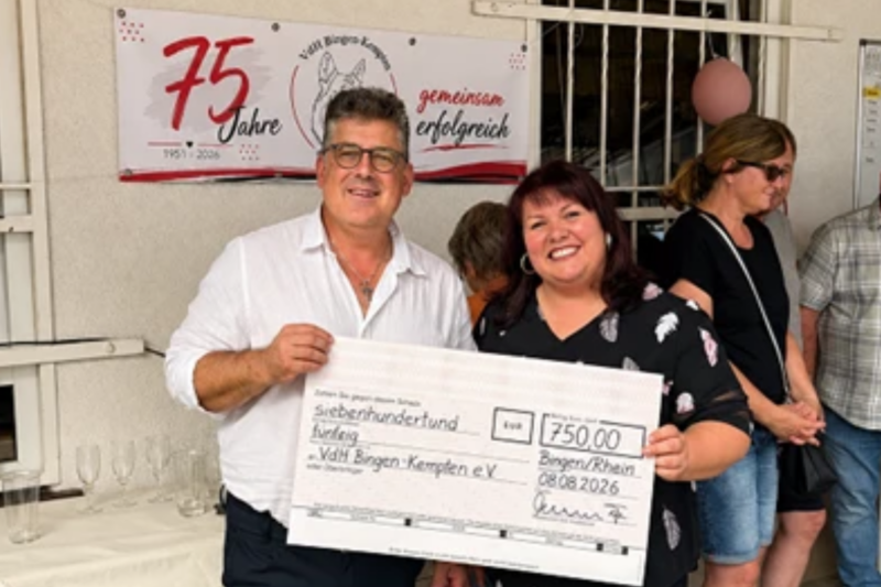 75 Jahre Hundesportfreunde: Bürgermeister sagt Danke!