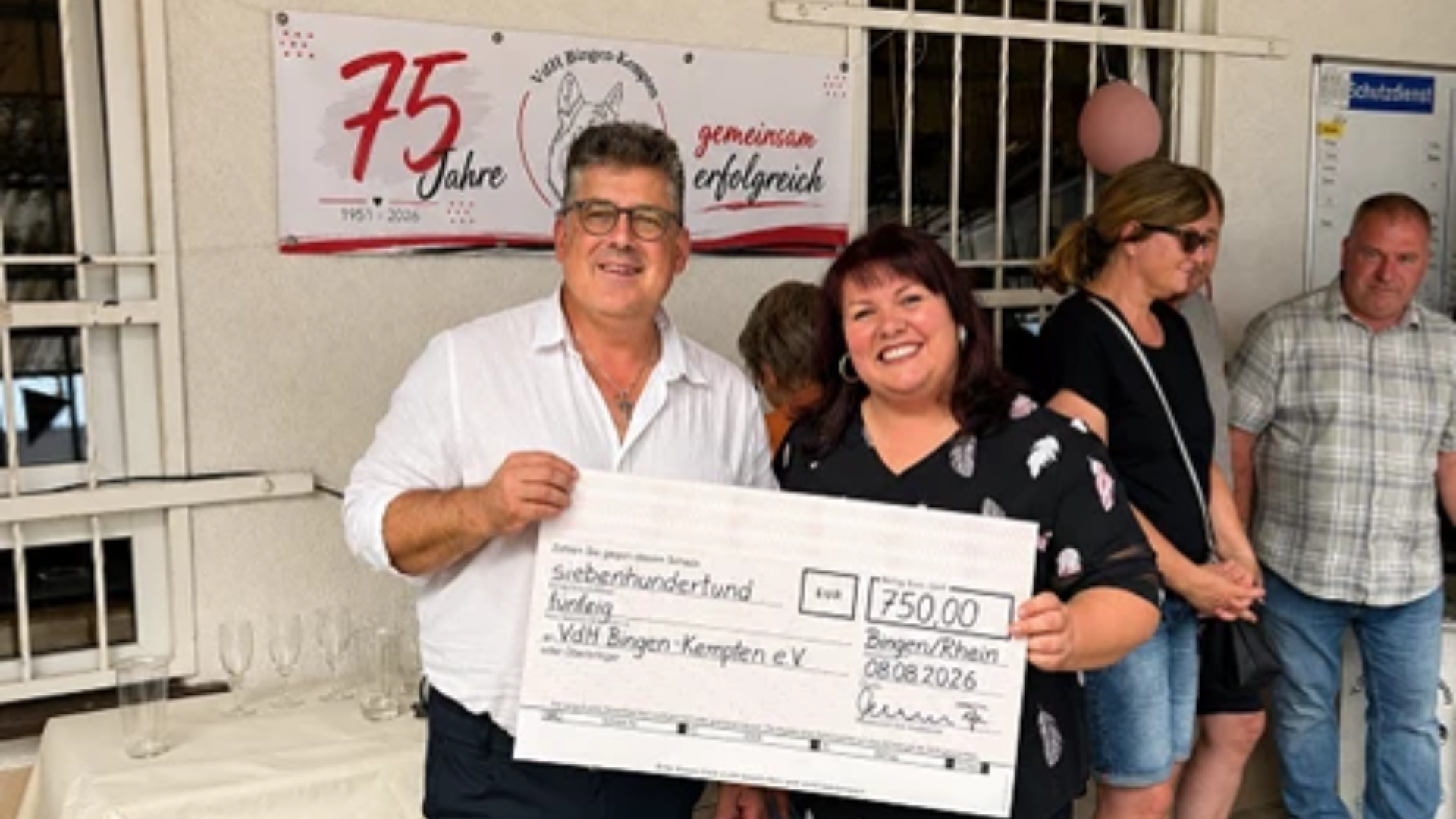 75 Jahre Hundesportfreunde: Bürgermeister sagt Danke!