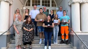 Acht Nachwuchskräfte starten bei der Stadt Idar-Oberstein
