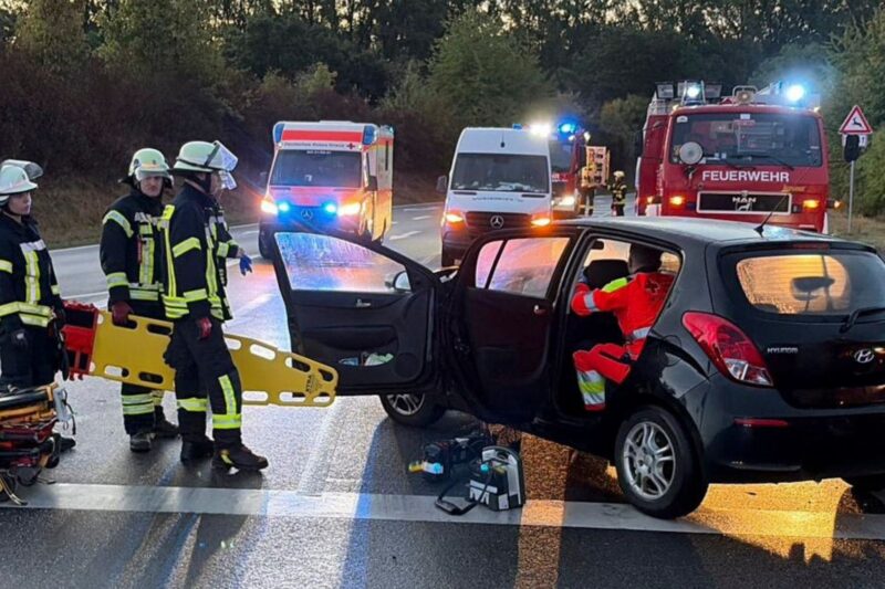 Autofahrerin bei Unfall mit Lkw in Rüdesheim verletzt