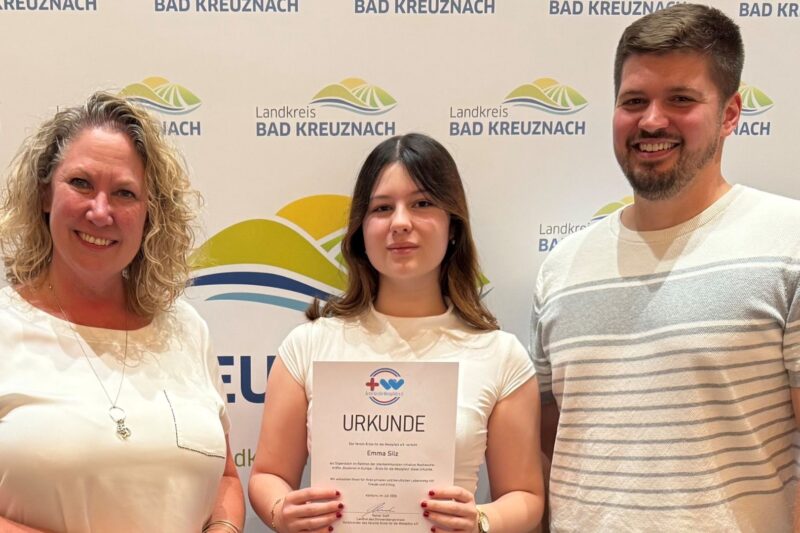 Emma Silz aus dem Kreis Bad Kreuznach erhält Medizinstipendium