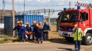 Jugendfeuerwehr trainiert in Idar Oberstein den Ernstfall