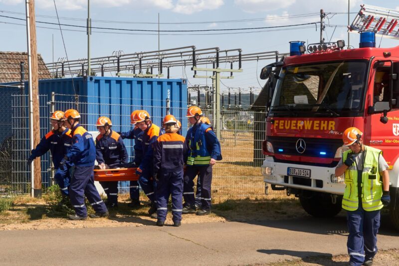 Jugendfeuerwehr trainiert in Idar Oberstein den Ernstfall