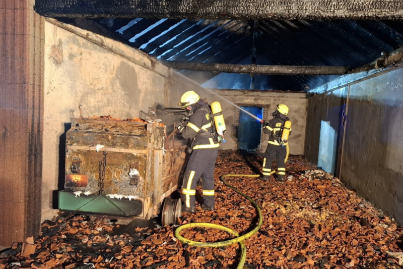 Kripo ermittelt nach nächtlichem Großbrand in Hackenheim