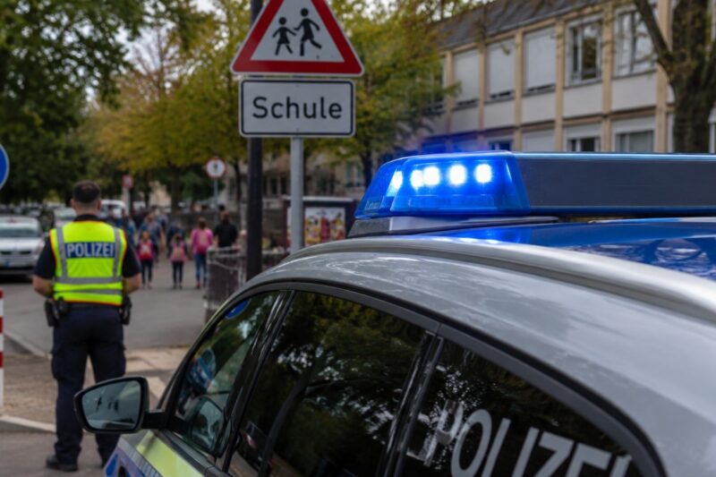 Polizei kontrolliert Elterntaxis in Alzey