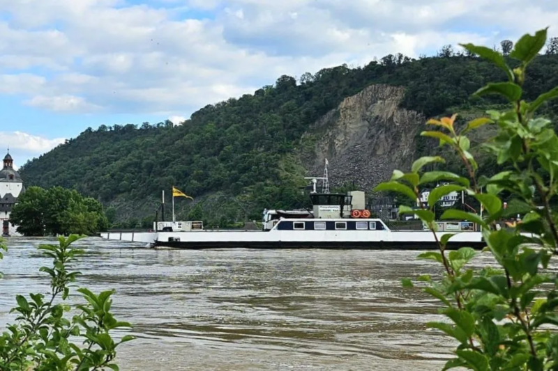 Rheinfähre hat ihren Betrieb eingestellt