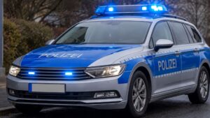Unbekleideter Radfahrer flüchtet nach Unfall