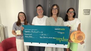 Westnetz spendet 500 Euro an Hospizdienst Obere Nahe