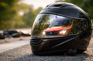 Motorradfahrerin bei Unfall nahe Schwollen schwer verletzt