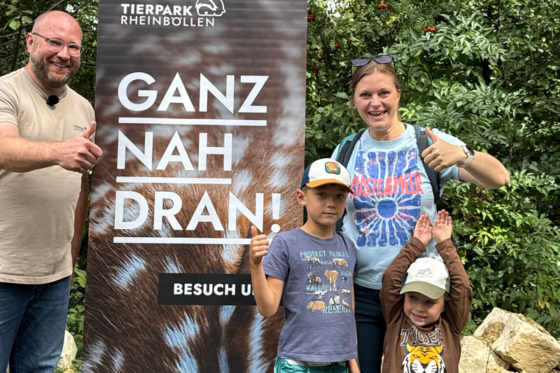 Tierpark begrüßt millionsten Besucher seit Neuausrichtung