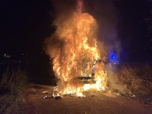 LKW-Brand in der Mannheimer Straße in Bad Kreuznach