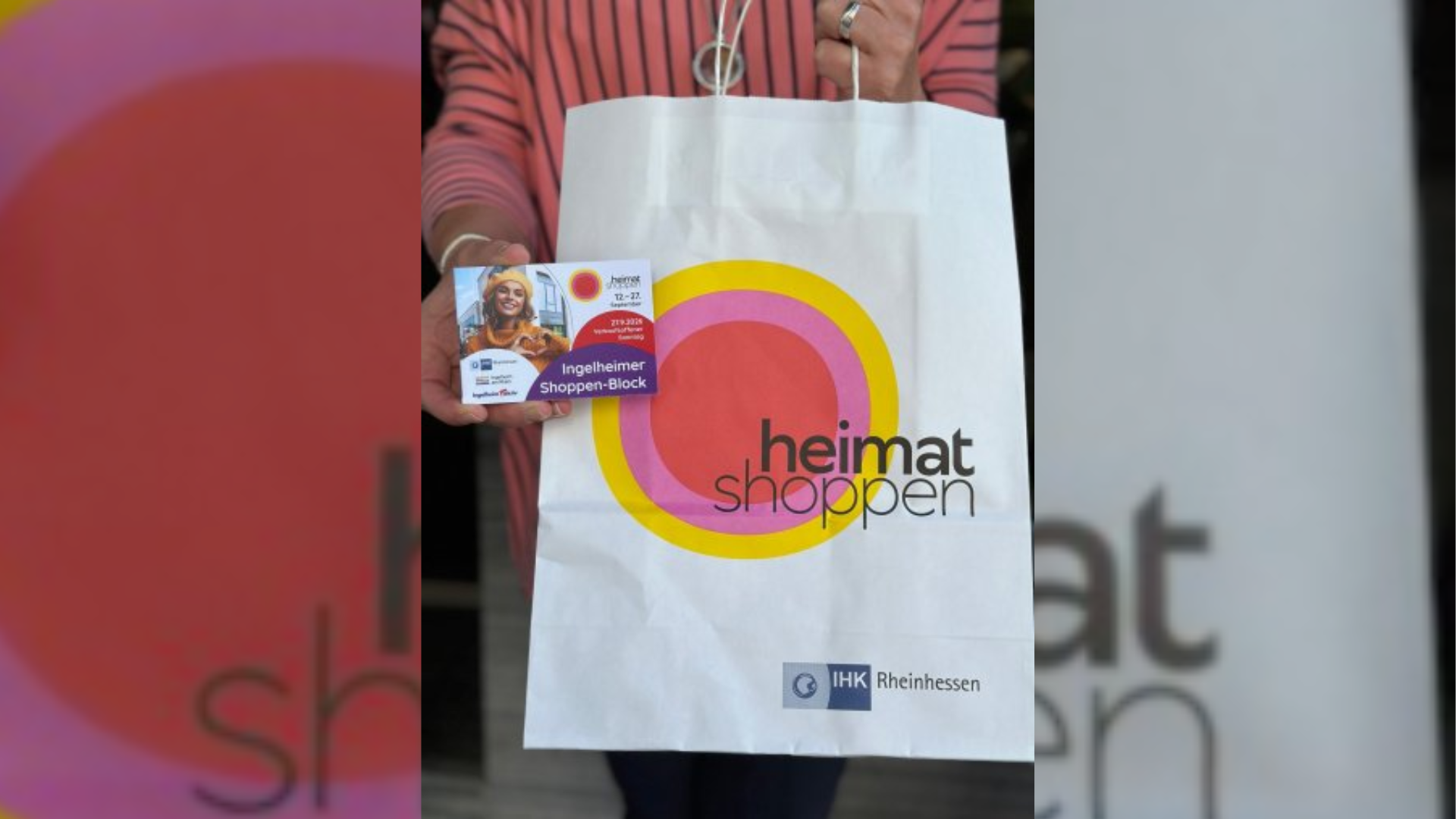 Tüte der Aktion Heimat shoppen