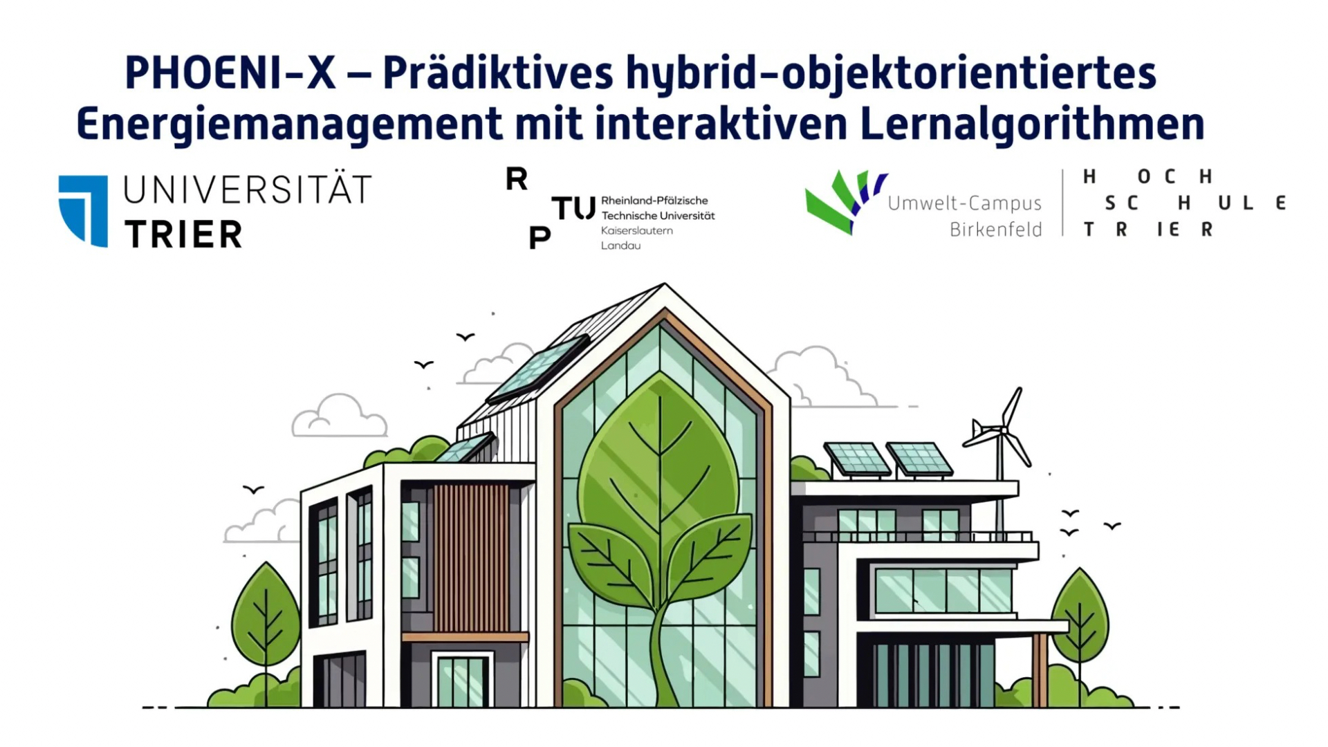 Umweltcampus Birkenfeld als Grafik mit dem Programm Phoeni-x zur KI Forschung