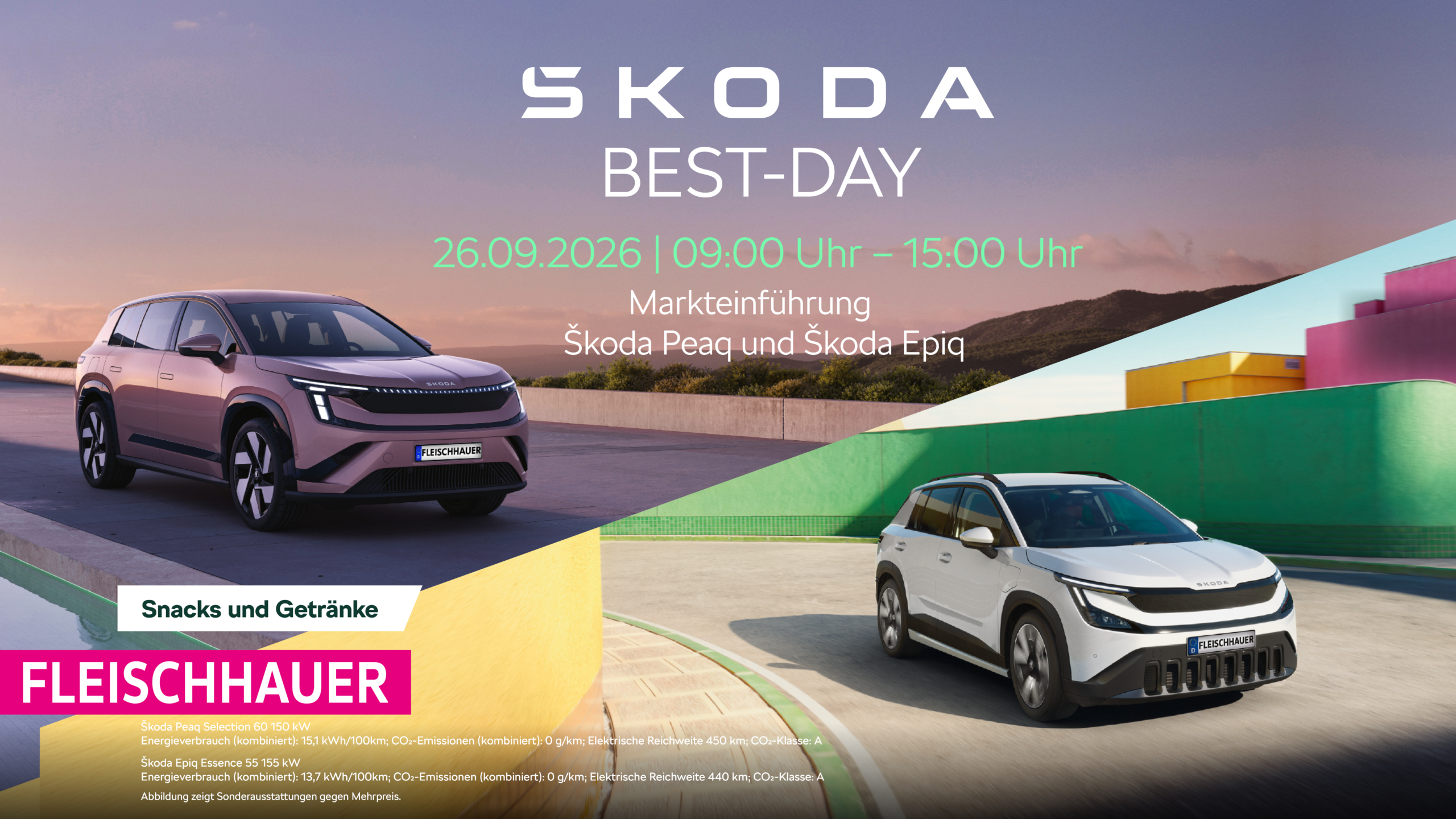 Die Skoda Best Day Aktion bei Autohaus Fleischhauer am 26.09.2026