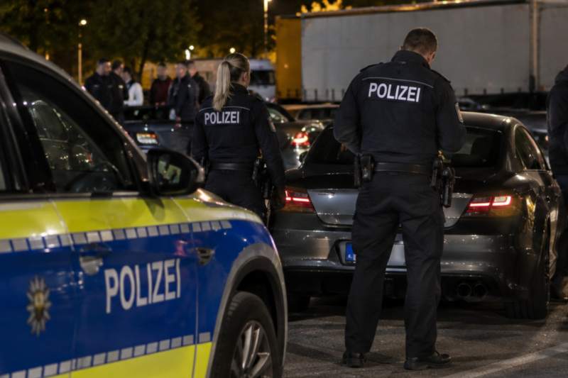 Autoposer am Chausseegarten in Bad Kreuznach: Stadt und Polizei greifen durch