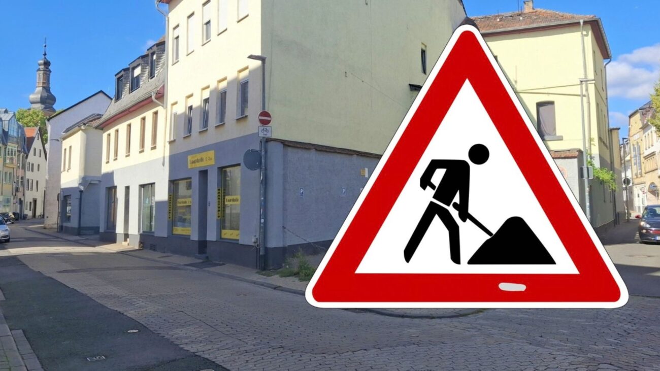 Kanalbaustelle Beinde Bad Kreuznach