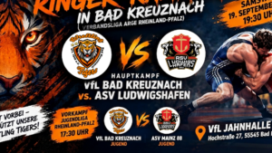 Bad Kreuznach: Wrestling Tigers wollen Tabellenführung verteidigen