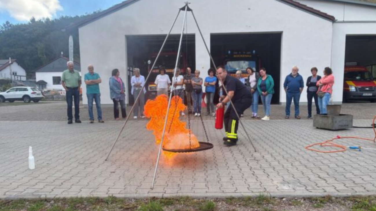 Brandschutzerziehung der Landfrauen in Bockenau