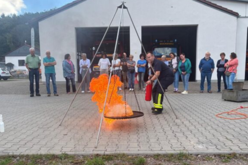 Brandschutzerziehung der Landfrauen in Bockenau
