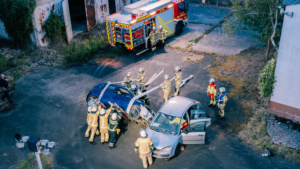 Feuerwehr Bad Kreuznach übt schweren Verkehrsunfall