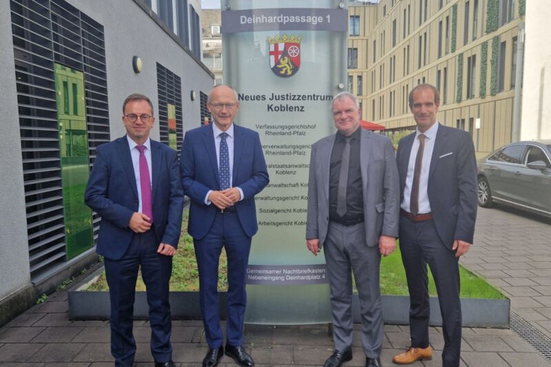 Helmut Martin besucht Generalstaatsanwaltschaft Koblenz