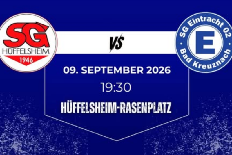 Hüffelsheim empfängt SG Eintracht Bad Kreuznach heute im Derby