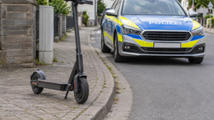 In Hargesheim stoßen E-Scooter und Auto zusammen