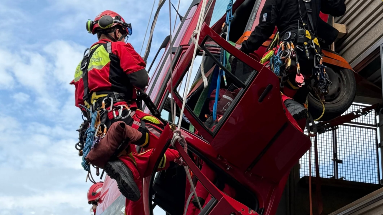 Ingelheimer Feuerwehr trainiert Spezialrettung