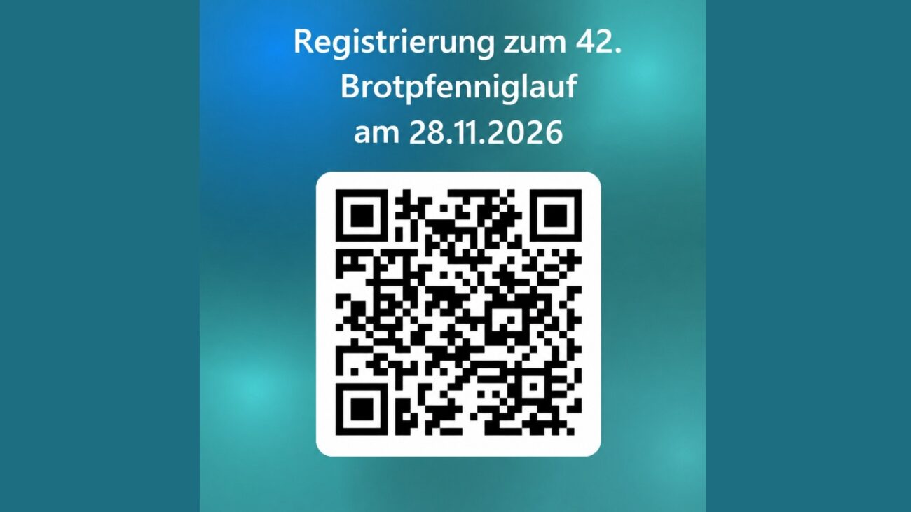 QR-Code zur Anmeldung zum Brotpfenniglauf