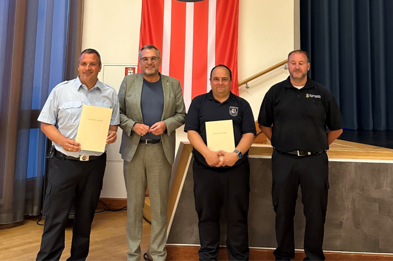 Neuer Wehrleiter der Binger Feuerwehr gewählt