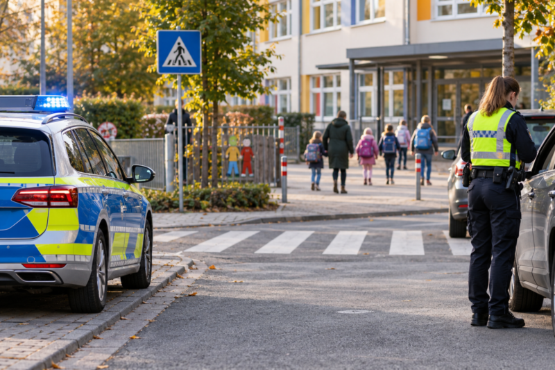 Polizei stellt Verstöße bei Schulwegkontrolle in Bad Kreuznach fest