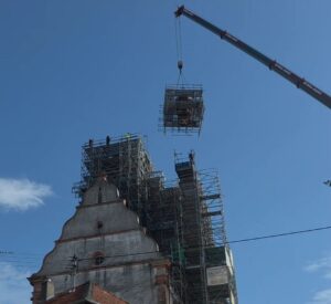 Der Kirchturm in Spabrücken wird umfassend saniert