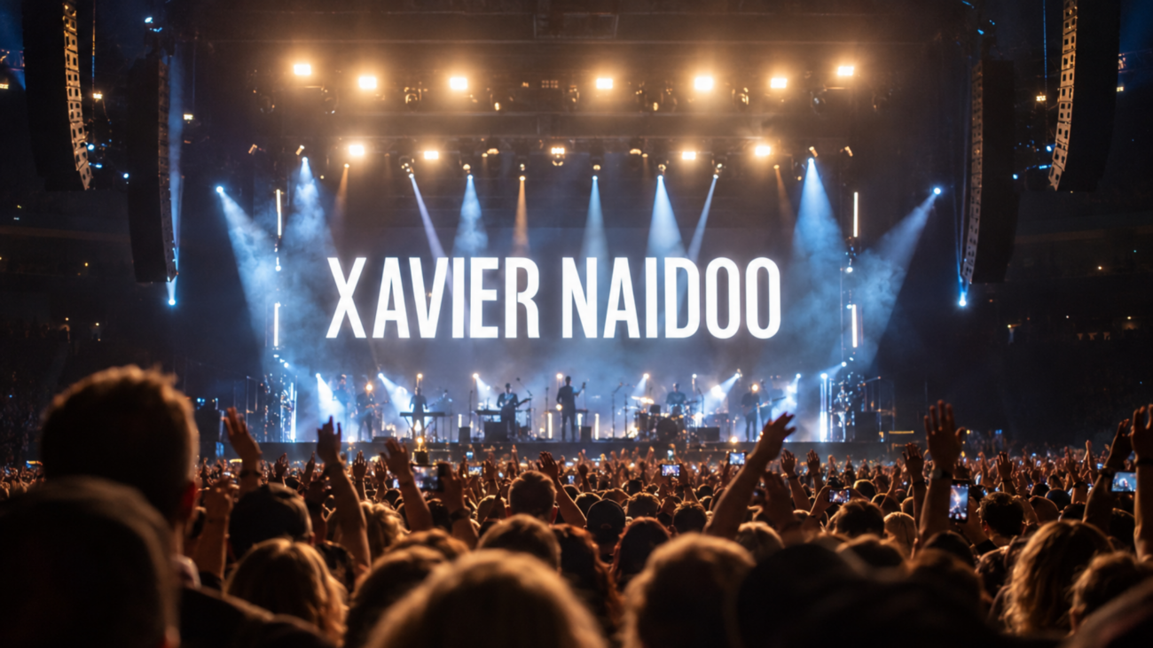 jubelnde Menge beim Xavier Naidoo Konzert