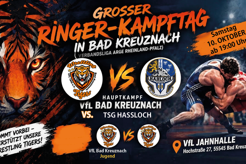 Wrestling Tigers starten als Herbstmeister in die Rückrunde