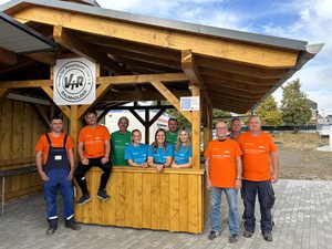 275 ehrenamtliche Arbeitsstunden für neue Vereinshütte in Baumholder