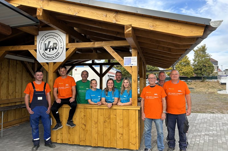 275 ehrenamtliche Arbeitsstunden für neue Vereinshütte in Baumholder
