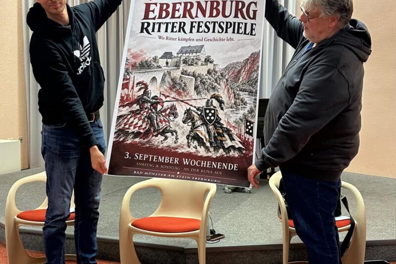 „RitterFestSpiele Ebernburg – wo Ritter kämpfen und Geschichte lebt“ – Neuauflage des traditionellen Mittelaltermarktes