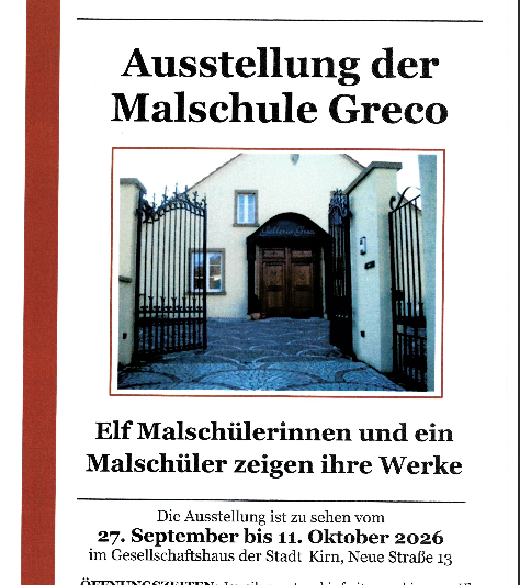 Ausstellung der Malschule Greco