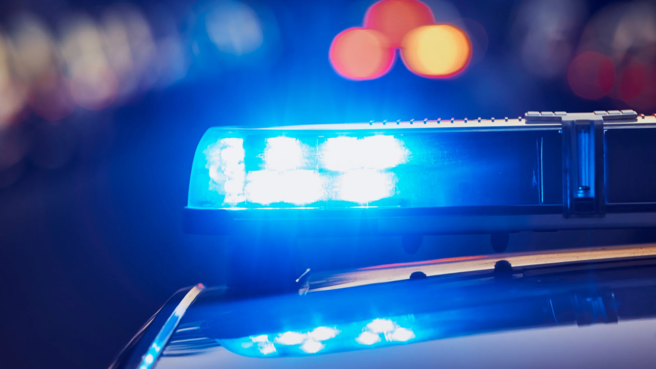 Blaulicht eines Polizeiautos