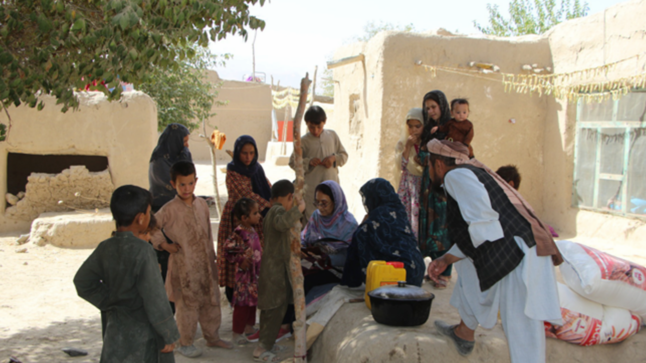 Najiba Behmanesh bei ihrer Reise in Afghanistan