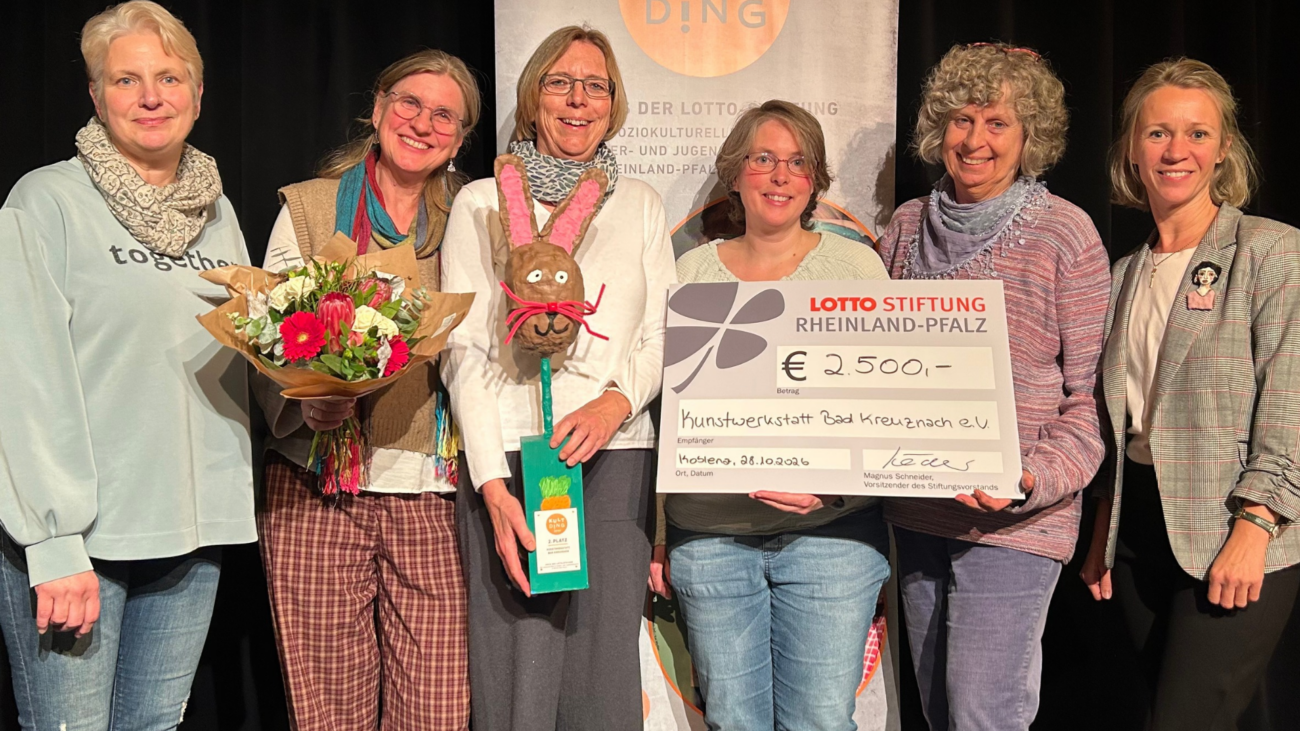 Die Kunswerkstatt Bad Kreuznach erhält den Preis