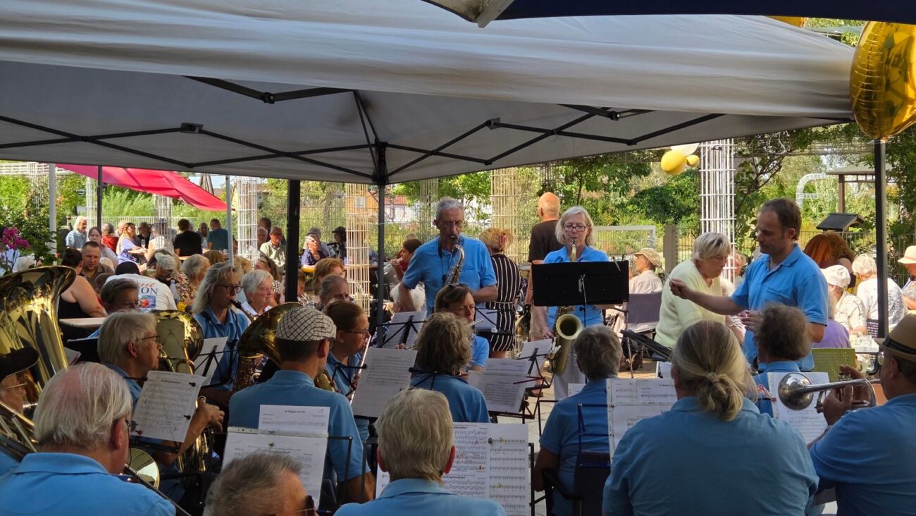 Musikverein Birkenfeld bei einem Auftritt