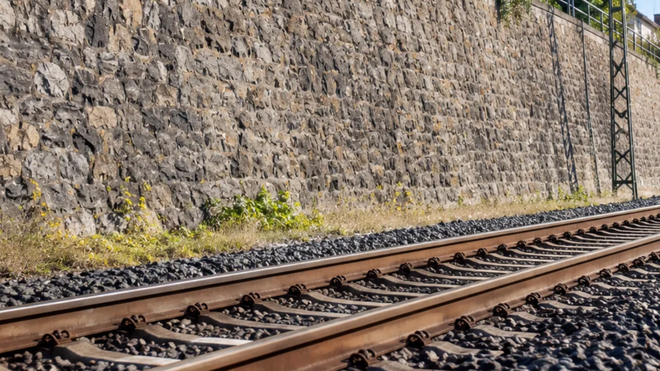 Bild zeigt ein Symbolbild einer Bahnstrecke
