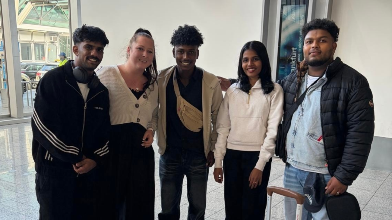 Amaldev Ponganamoola Sudevan, Nadine Suchopar (PDL), Shibin Shiju, Anna Amalu Emmanuel, Ben Bennachen Polackal